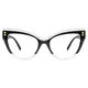 Cat-eye Black Eyeglasses