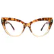 Cat-eye Tortoiseshell/Brown Eyeglasses