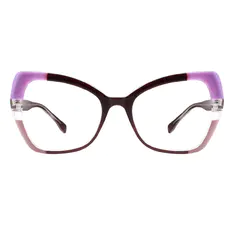 Cat-eye Brown Eyeglasses