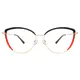 Square Red/Black Eyeglasses