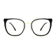 Square Black/Gold Eyeglasses