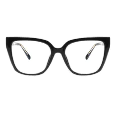 Square Black Eyeglasses