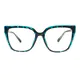 Square Tortoiseshell/Blue Eyeglasses
