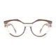 Cat-eye Light Brown Eyeglasses