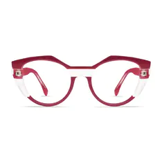 Cat-eye Red Eyeglasses