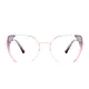 Square Gradient Pink Eyeglasses