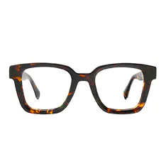 Square Tortoiseshell Eyeglasses