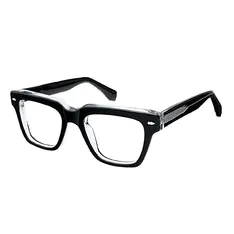 Square Black/Clear Eyeglasses