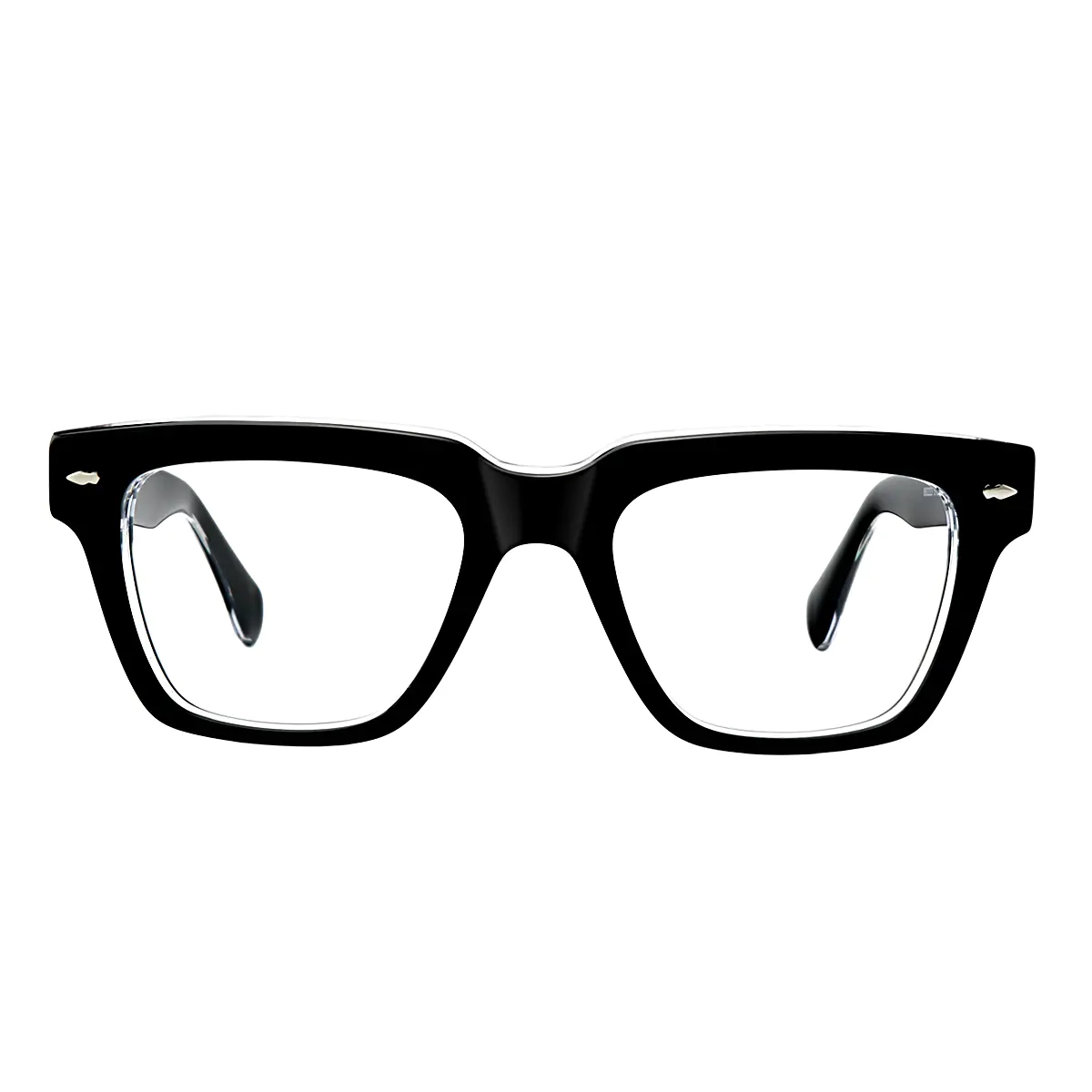Square Black/Clear Eyeglasses