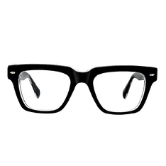 Square Black/Clear Eyeglasses