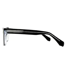 Square Black/Clear Eyeglasses