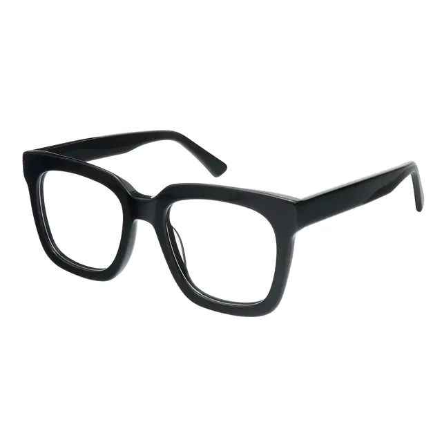 Square Black Eyeglasses