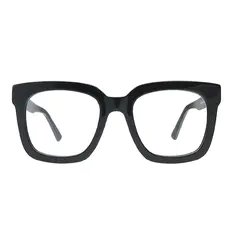 Square Black Eyeglasses