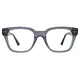 Square Transparent Gray Eyeglasses