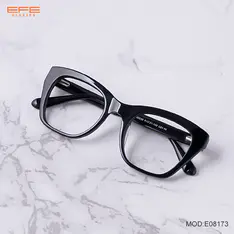 Square Black Eyeglasses