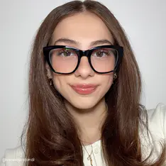 Square Black Eyeglasses