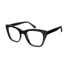 Square Black Eyeglasses
