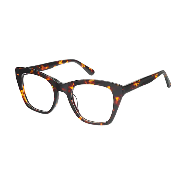 Square Tortoiseshell Eyeglasses