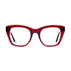 Cat-eye Red Eyeglasses
