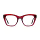 Square Red Eyeglasses