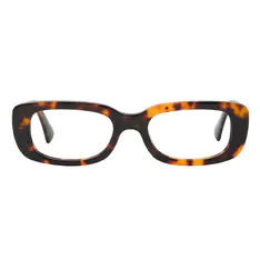 Rectangle Tortoiseshell Eyeglasses