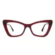 Cat-eye Wine Eyeglasses
