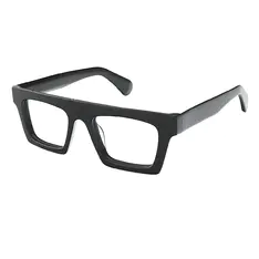 Rectangle Black Eyeglasses