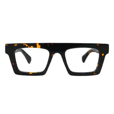 Rectangle Tortoiseshell Eyeglasses