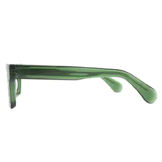 Rectangle Green Eyeglasses