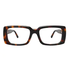 Rectangle Tortoiseshell Eyeglasses