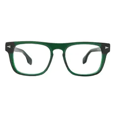 Rectangle Dark Green Eyeglasses