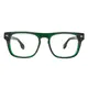 Rectangle Dark Green Eyeglasses