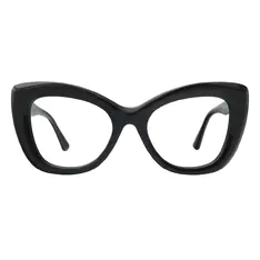 Cat-eye Black Eyeglasses