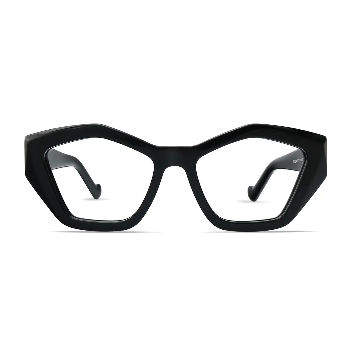 Geometric Black Eyeglasses
