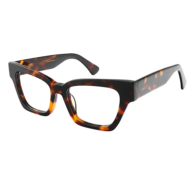 Square Tortoiseshell Eyeglasses