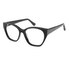 Oval Black Eyeglasses