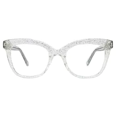 Cat-eye Clear Eyeglasses