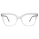 Cat-eye Clear Eyeglasses