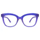 Cat-eye Blue Eyeglasses