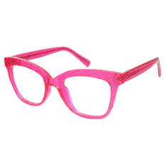 Cat-eye Pink Eyeglasses