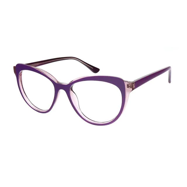 Cat-eye Purple Eyeglasses