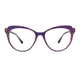 Cat-eye Purple Eyeglasses