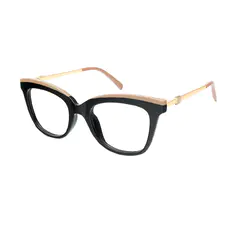 Cat-eye Black/Gold Eyeglasses