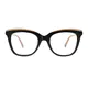 Cat-eye Black/Gold Eyeglasses