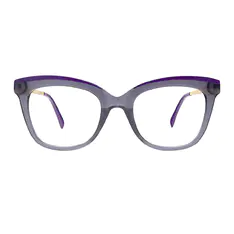 Cat-eye Purple/Gray Eyeglasses