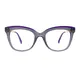 Cat-eye Purple/Gray Eyeglasses