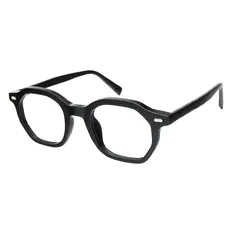 Geometric Black Eyeglasses