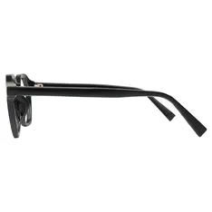 Geometric Black Eyeglasses