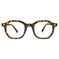 Geometric Tortoiseshell Eyeglasses