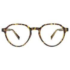 Round Tortoiseshell Eyeglasses